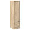 vidaXL Komoda Sonoma Oak 29,5x34x119,5 cm Drewno klejone