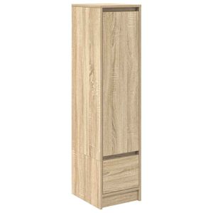 vidaXL Komoda Sonoma Oak 29,5x34x119,5 cm Drewno klejone