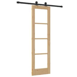 vidaXL Drzwi przesuwne ORKDAL Naturalny 61 x 198,5 cm