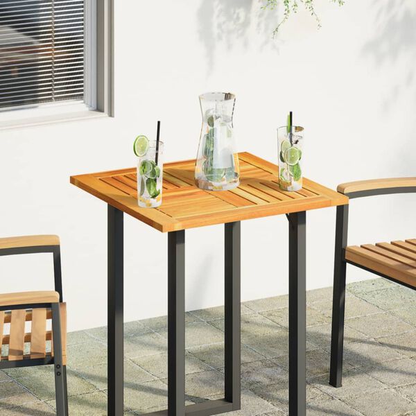 vidaXL Blat stołu, 60x60x2 cm, kwadratowy, lite drewno akacjowe