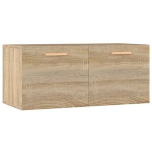 vidaXL Szafka ścienna, dąb sonoma, 80x35x36,5 cm