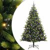 vidaXL Sztuczna Choinka Składana na Święta 300 LED zielony 180 cm