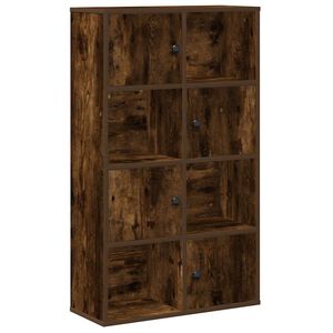 vidaXL Regał, przydymiony dąb, 60x24x101,5 cm, materiał drewnopochodny