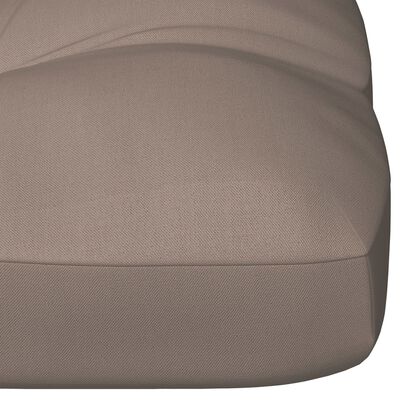 vidaXL Poduszka na sofę z palet, taupe, 120x40x10 cm