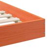 vidaXL Ramka łóżka Woskowy Brąz 90 x 210 cm Lite drewno sosnowe