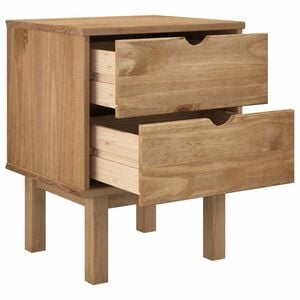 vidaXL Szafka nocna OTTA, 45x39x57 cm, lite drewno sosnowe