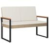 vidaXL Ławka ogrodowa 2 -Seater 107 x 61 x 80 cm polirattan