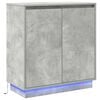 vidaXL Komoda LED Betonowy szary 71 x 34,5 x 75 cm