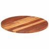 vidaXL Blat stołu, lite drewno akacjowe, okrągły, 25-27 mm, 70 cm