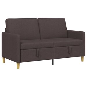 vidaXL Sofa z miejscem do przechowywania Ciemny brąz 152 x 78 x 87 cm