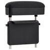 vidaXL Podłokietnik samochodowy uniwersalny czarny 23x8x(30-38) cm ABS