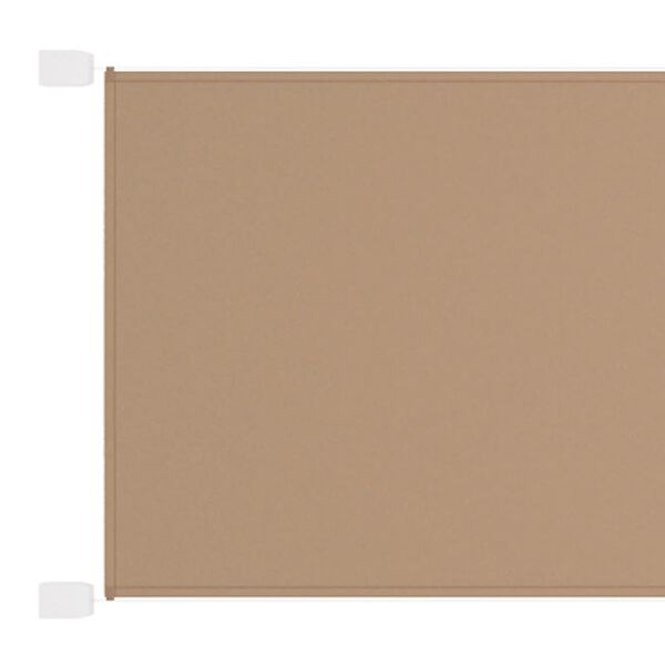 vidaXL Markiza pionowa, kolor taupe, 140x420 cm, tkanina Oxford