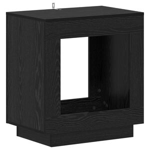 vidaXL Stolik boczny Czarny dąb 60 x 40 x 65 cm Drewno inżynieryjne