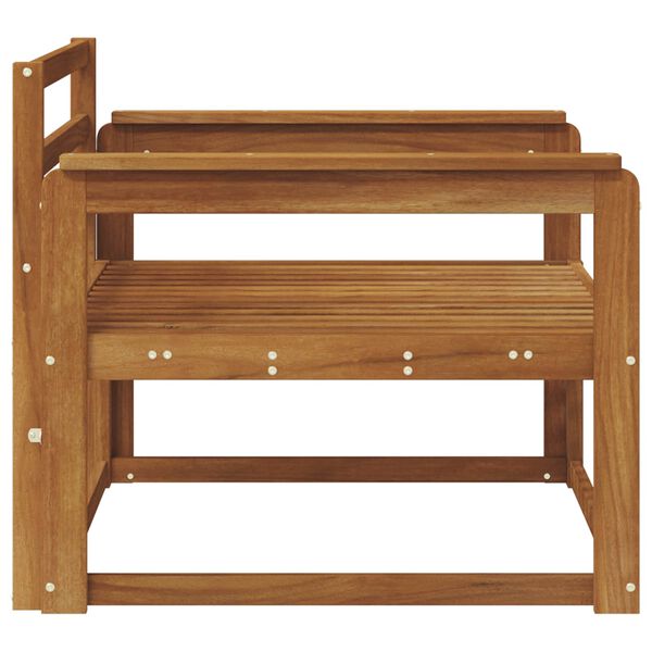 vidaXL Środkowa sofa ogrodowa Lite Drewno Akacji Naturalny