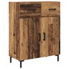 vidaXL Highboard z szufladą Stare drewno 69,5 x 34 x 180 cm