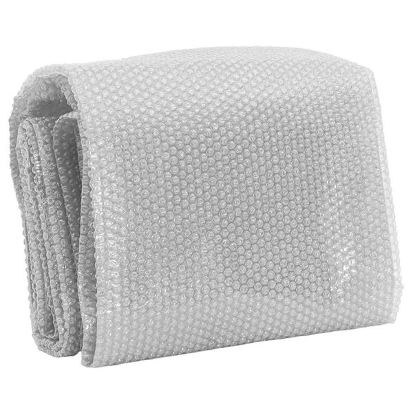 vidaXL Pływająca folia solarna z PE, 260x160 cm, szara