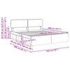 vidaXL Ramka ł&oacute;żka Dąb wędzony 180 x 200 cm Lite drewno sosnowe