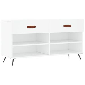 vidaXL Ławka z miejscem na buty, biała, 102x35x55 cm