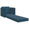 vidaXL Sofa Bed 60cm Niebieski Aksamit