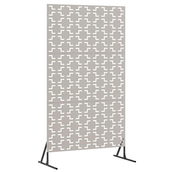 vidaXL Ekran prywatności Szary 100 x 50 x 180 cm