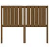 vidaXL Wezgłowie ł&oacute;żka, miodowy brąz, 125,5x4x100 cm, drewno sosnowe