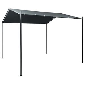 vidaXL Altana/namiot ogrodowy, 3x3 m, stal, antracytowa