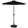 vidaXL Parasol ogrodowy z oświetleniem LED i podstawą 2,3 x 2,3 m