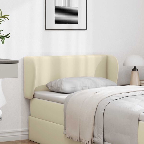 vidaXL Ucho Głowy Kremowy 40 x 23 x 6 cm PVC