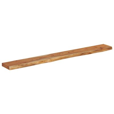 vidaXL Półka ścienna, 180x20x3,8cm, drewno akacjowe, naturalna krawędź