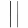 vidaXL Słupki ogrodzeniowe 2 pcs Szary 110 cm Stal Malowana Proszkowo