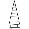 vidaXL Metalowa choinka świąteczna Czarny 125,5 cm Stal