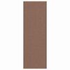 vidaXL Dywanik wejściowy brązowy i czarny 120 x 350 cm 100% poliamid