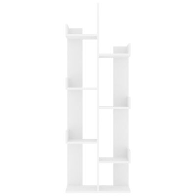 vidaXL Regał na książki, biały, 48x25,5x140 cm, płyta wiórowa
