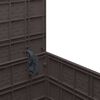 vidaXL Skrzynia do przechowywania w ogrodzie Brązowy 55 x 53 x 57 cm