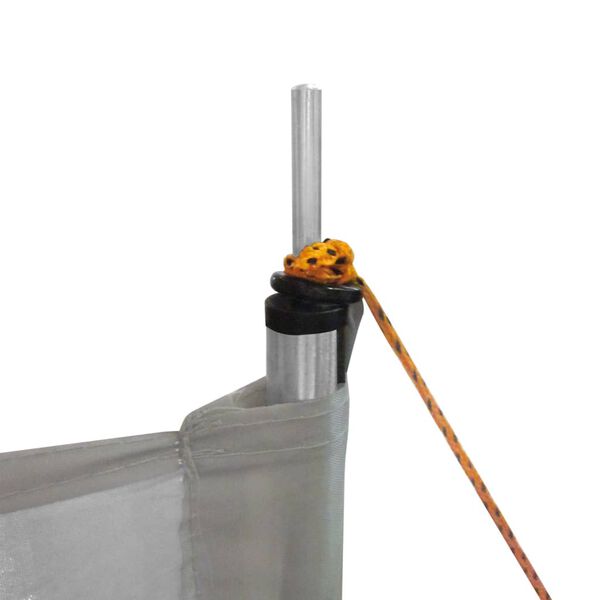 Bo-Camp Parawan plażowy z drążkami Caira, 500x140 cm, szary