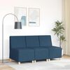 vidaXL Modułowa sofa bez podłokietnik&oacute;w, niebieska, 55 cm, materiał