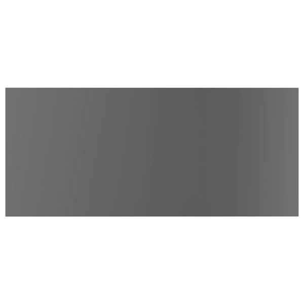 vidaXL P&oacute;łki na książki, 4 szt., wysoki połysk, szare, 100x50x1,5 cm