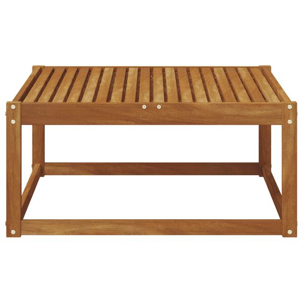 vidaXL Sofa końcowa na zewnątrz z poduszką Naturalny 115 x 83 x 73 cm