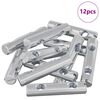 vidaXL Nakrętka 12 szt. Powlekana cynkiem 60 x 12 mm Żelazo
