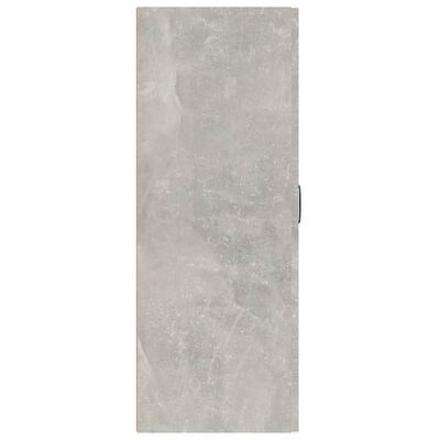 vidaXL Szafka wisząca, szarość betonu, 69,5x34x90 cm