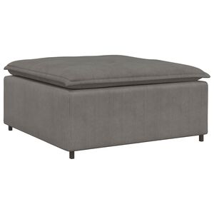 vidaXL Podn&oacute;żek do sofy modułowej modułowej jasnoszary 100x100x48 cm