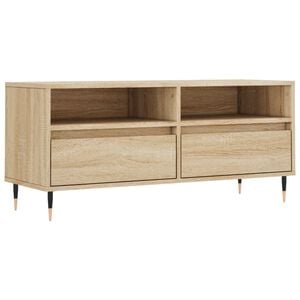 vidaXL Szafka pod TV, dąb sonoma, 100x34,5x44,5 cm