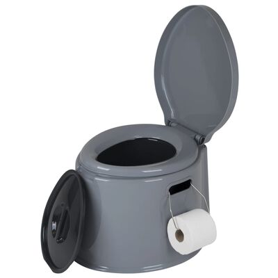 Bo-Camp Przenośna toaleta, 7 L, szara