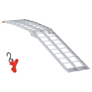 vidaXL Rampa Motocyklowa srebrny 340 kg na sztukę Aluminium