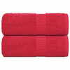 vidaXL Ręczniki, FROGN, 2 szt., czerwone, 30x30 cm, 360 g/m&sup2;