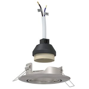 vidaXL Reflektor 6 pcs Srebrny 9 x 9 x 2.5 cm Metal