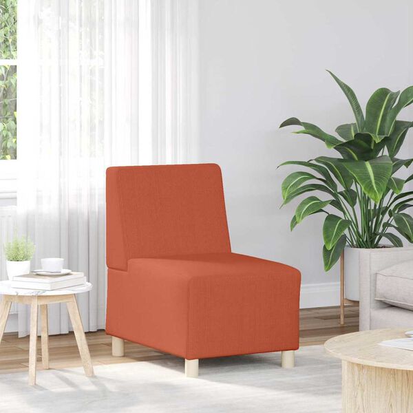vidaXL Modułowa sofa bez podłokietnik&oacute;w 3 pcs Pomarańczowy