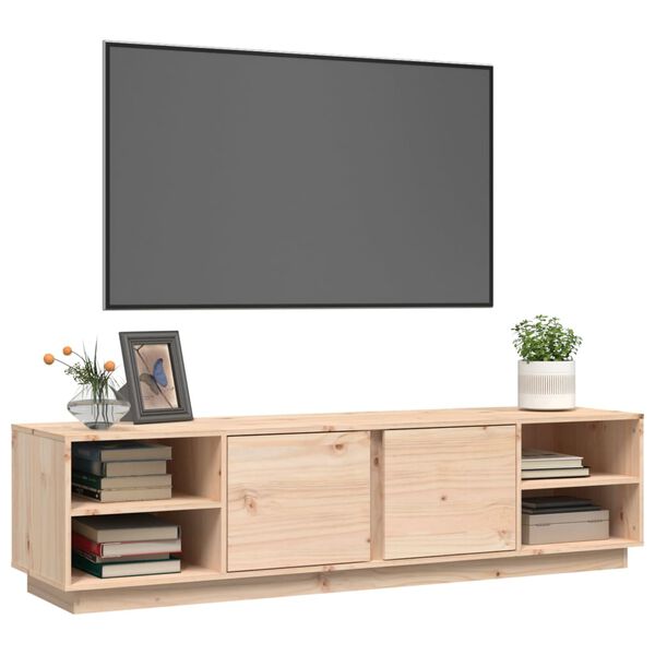 vidaXL Szafka pod telewizor, 156x40x40 cm, lite drewno sosnowe