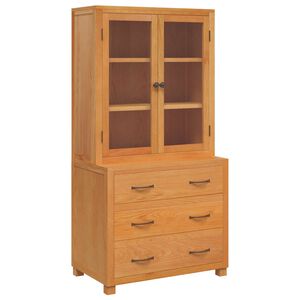 vidaXL Zestaw Mebli do Przechowywania 2 szt. brązowy 80 x 50 x 160 cm