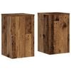 vidaXL Podstawki pod doniczki, 2 szt., stare drewno, 30x30x50 cm